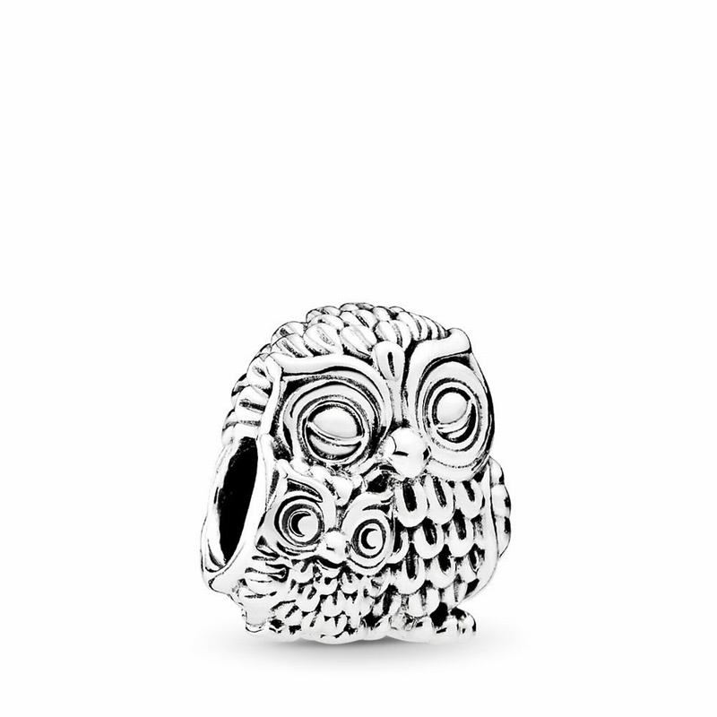 Talismane Pandora Charming Owls Argint (eSdXY9oC)